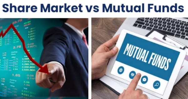Share Market vs Mutual Funds in Hindi 